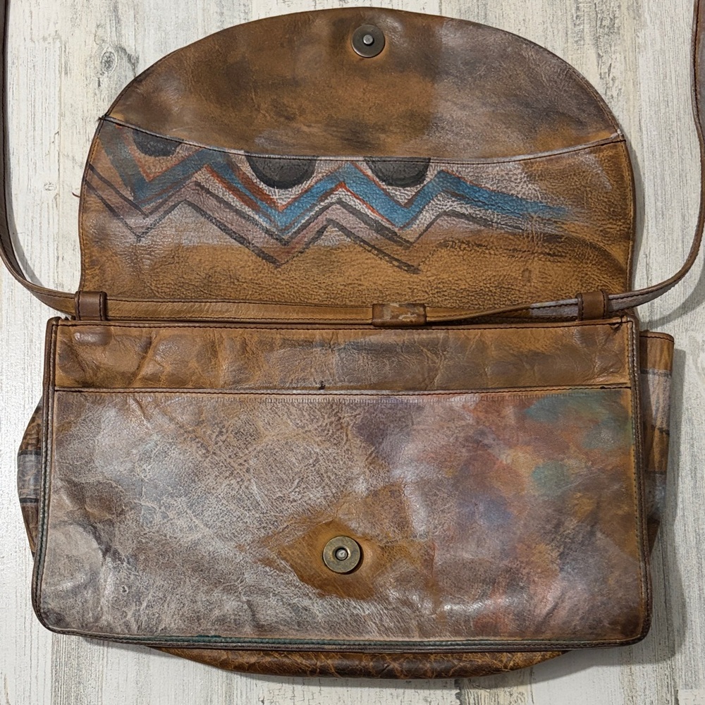 Jane Yoo Vintage Hand Painted Purse - Picture 4 of 16
